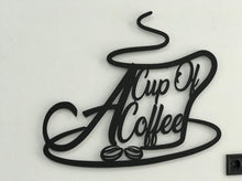 Görseli Galeri görüntüleyiciye yükleyin, COFFEE (kahve)DEKORATİF DUVAR METAL TABLO