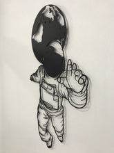 Görseli Galeri görüntüleyiciye yükleyin, ASTRONOT METAL DUVAR DEKOR/Uzay Metal Duvar Dekorasyonu, Metal Duvar Süsleri