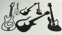 Görseli Galeri görüntüleyiciye yükleyin, MFÖ 100 cmLİK SET Gitar Temalı Dekoratif Metal Duvar Tablo31X100 - 39X100 - 32X100 cm