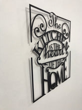 Görseli Galeri görüntüleyiciye yükleyin, Dekoratif metal duvar yazısı tablo(KITCHEN)