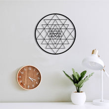 Görseli Galeri görüntüleyiciye yükleyin, Yaşam Çiçeği 3lü Takım Dekoratif Metal Tablo - Sri Yantra - Kutsal Geometri - Makebah