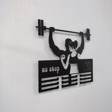 Görseli Galeri görüntüleyiciye yükleyin, No Stop - Sporcu Metal Madalyon Askılığı
