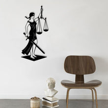 Görseli Galeri görüntüleyiciye yükleyin, Avukat.adalet heykeli(Dekoratif metal Avukat/Adalet duvar tablosu)
