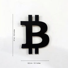 Görseli Galeri görüntüleyiciye yükleyin, Bitcoin Logo Temalı Metal Duvar Dekoru
