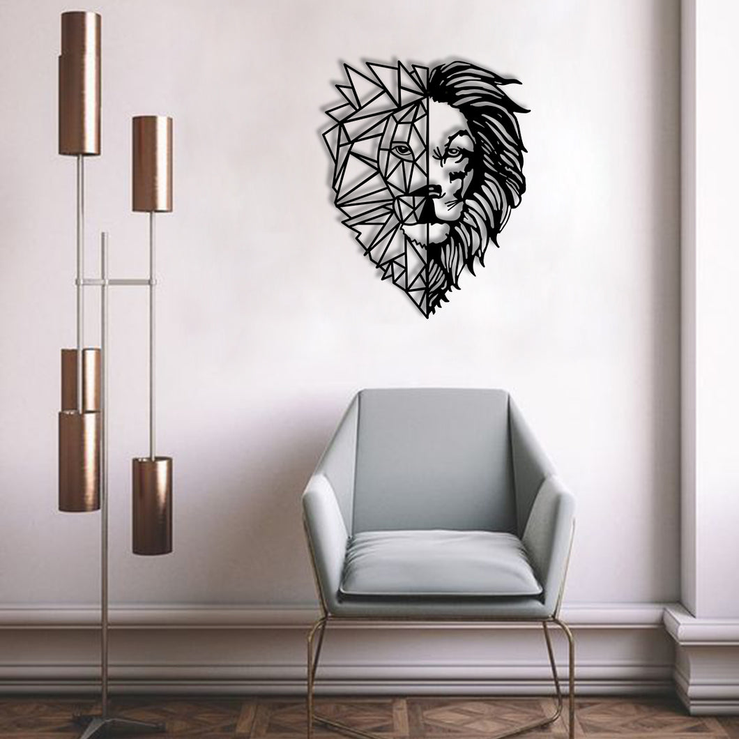 Aslan(Dekoratif metal leo dekor)