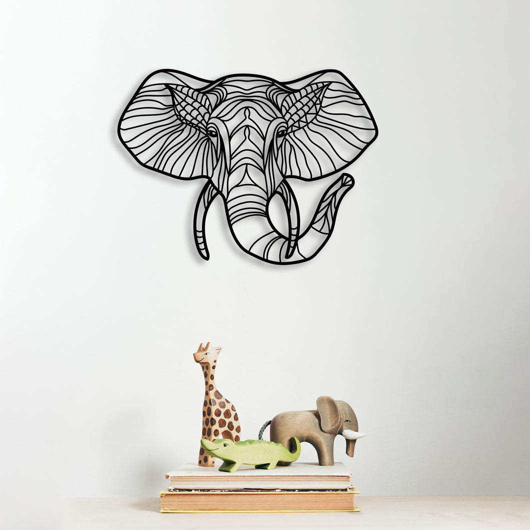 Elephant(Dekoratif metal Fil dekoru)