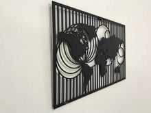 Görseli Galeri görüntüleyiciye yükleyin, Metal Dünya Harita Dekoratif Metal Tablo(Meridyen)

