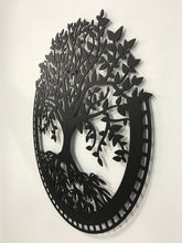 Görseli Galeri görüntüleyiciye yükleyin, Hayat Ağacı Metal Tablo Duvar Dekoru - Yaşam Ağacı Duvar Süsü
