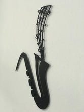 Görseli Galeri görüntüleyiciye yükleyin, Saksafon Jazz Dekoratif  Metal Tablosu

