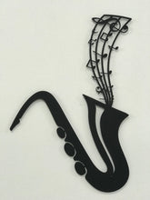 Görseli Galeri görüntüleyiciye yükleyin, Saksafon Jazz Dekoratif  Metal Tablosu
