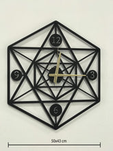 Görseli Galeri görüntüleyiciye yükleyin, Hexagon Dekoratif Metal Duvar Saat
