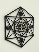 Görseli Galeri görüntüleyiciye yükleyin, Hexagon Dekoratif Metal Duvar Saat

